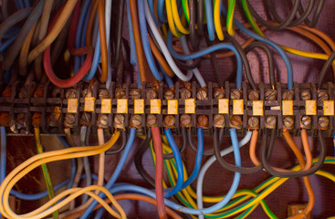 junction box of power grids in the clear