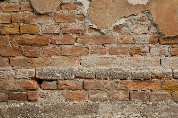 Old cracked wall