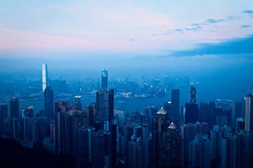 Foto op Plexiglas Hong Kong Victoria Harbour, Dusk © 孤飞的鹤
