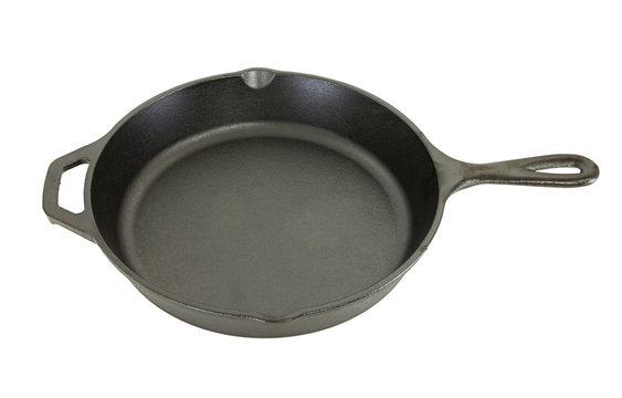 Side View of Cast Iron Pan