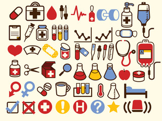 50+ Medical and Healthcare Icon - Vector File EPS10