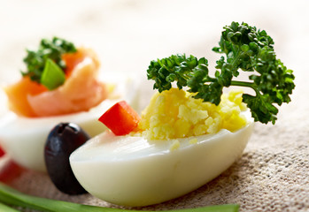 stuffed eggs