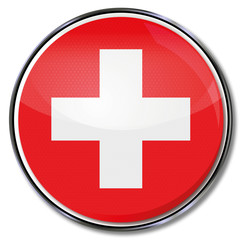 Fototapeta premium Button Schweiz