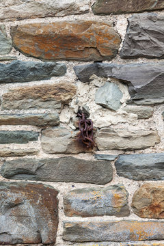irion chain on a wall