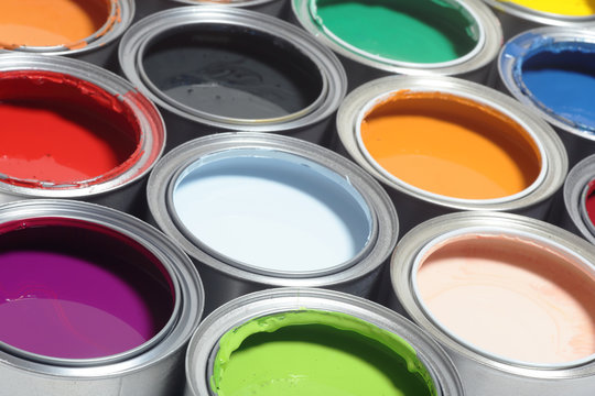 Farbdosen Palette
