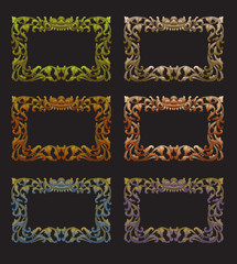 Balinese Frame Ornament 1d