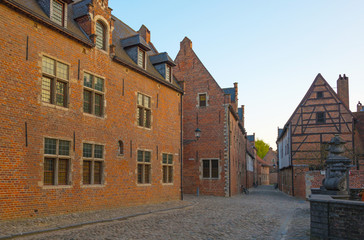 Street through the Grand Beguinage of Leuven