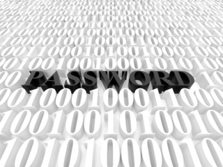 Obraz premium password