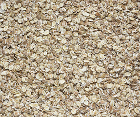 Oat flakes as background