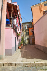 Alleyway. Melfi. Basilicata. Italy.