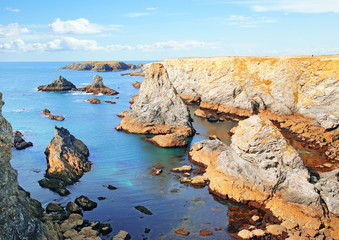 Côte sauvage à Belle-île-en-mer
