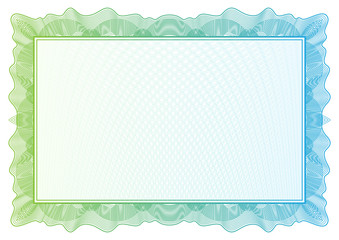 Certificate. Vector pattern currency and diplomas