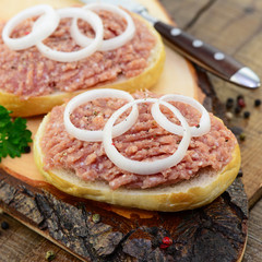 Fleisch, Brötchen