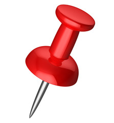 Red pushpin