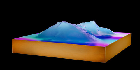 Mountain Topographic Model