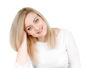 Naklejka premium womans portrait