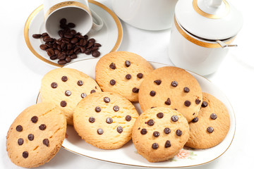 Homemade biscuits and a caff