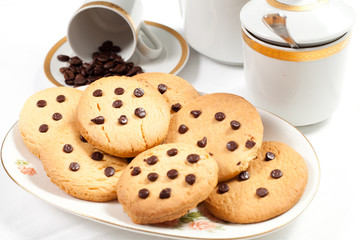 Homemade biscuits and a caffè