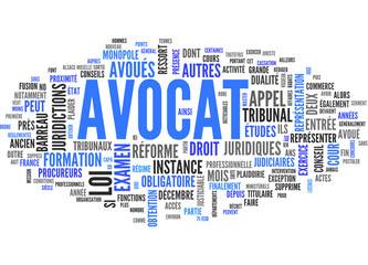 Avocat (tag cloud français)