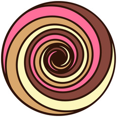 Ice Cream Colour Spiral ( Spirale Farben Eissorten )