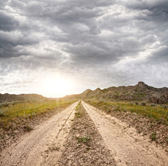 Road in Kazakhstan