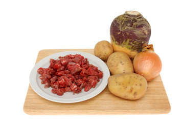Cornish pasty ingredients