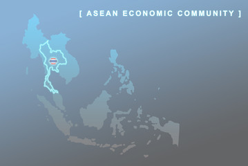 Thailandi country that will be member of AEC map
