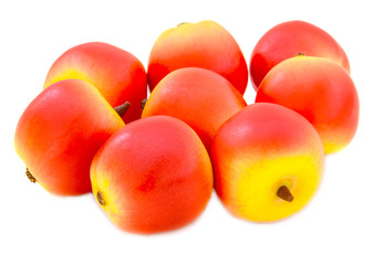 red and yellow apples