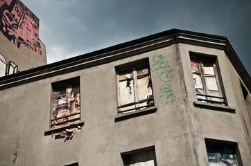Immeuble abandonné