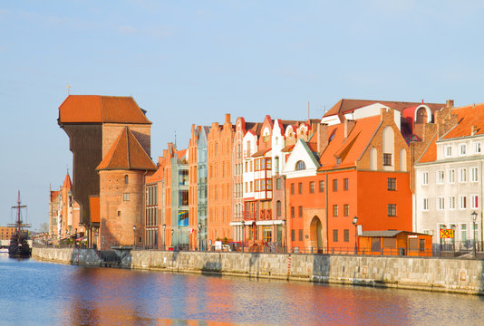 Old town waterfront, Gdansk