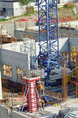 Fototapeta premium chantier-immeuble en construction