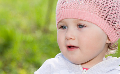 portrait of a little girl