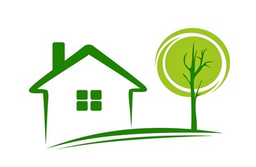 Sweet Home - house and tree