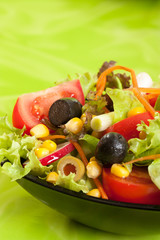 Obraz na płótnie Canvas healthy salad 