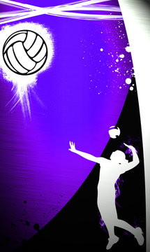 Volleyball background