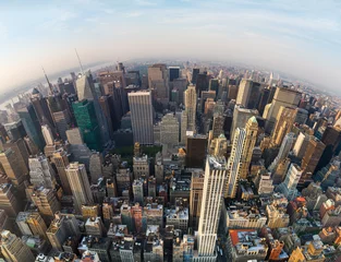 Rolgordijnen Aerial view of New York City © wawri