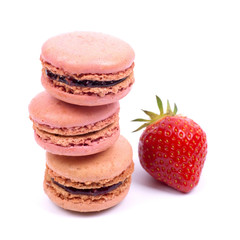 Macaroons, strawberry
