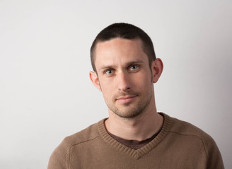 Portrait of a handsome young man