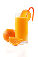 Servicio de zumo de naranja natural