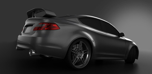 Naklejka premium Automobile berlina con tuning