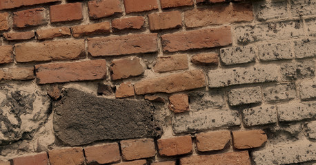 Stara betonowa ściana