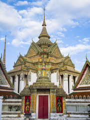 Fototapeta na wymiar Buddhist temple, Wat Pho in Thailand