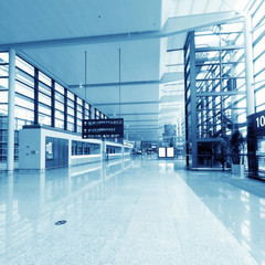 Interior of the airport