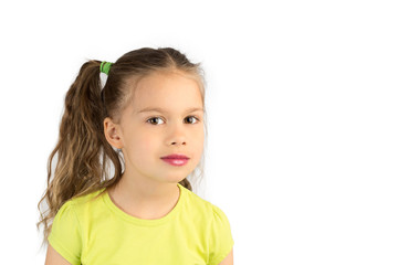 Naklejka premium Little Girl Smiles