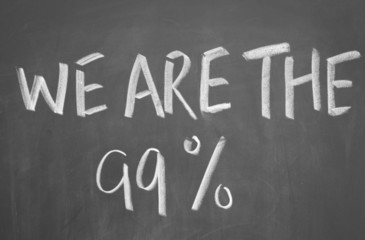 Obraz premium we are the 99% sign