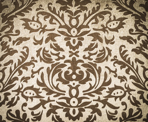 Floral pattern on background, vintage background texture