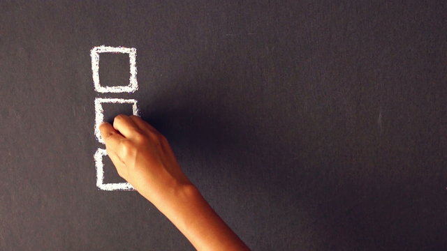 Cost Per Action Chalk Drawing