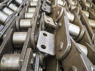 Chains close up