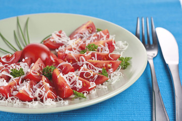 salad from tomatoes