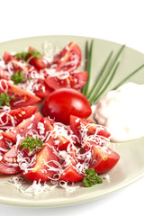 salad from tomatoes